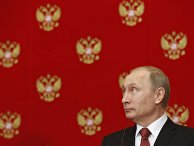 Владимир Путин на пресс-конференции после встречи с премьер-министром Италии Маттео Ренци Владимир Путин на пресс-конференции после встречи с премьер-министром Италии Маттео Ренци