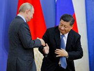 Президент России Владимир Путин и председатель КНР Си Цзиньпин Президент России Владимир Путин и председатель КНР Си Цзиньпин