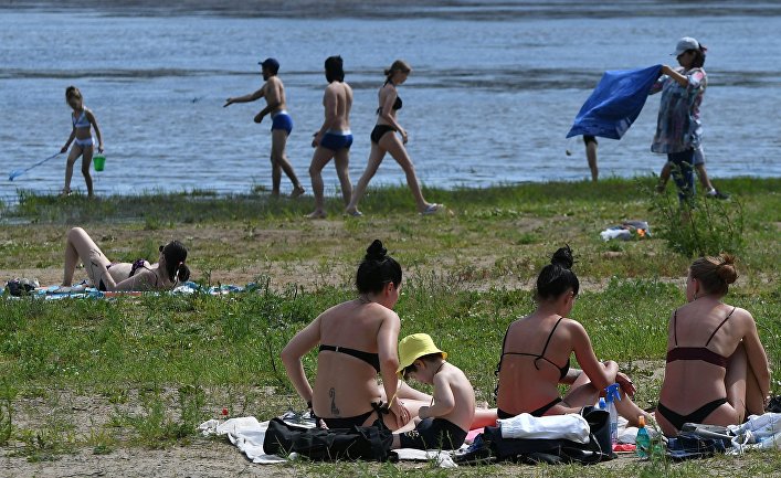 Жара в Красноярске Жара в Красноярске