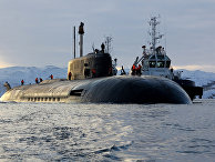 Прибытие атомного подводного ракетного крейсера Северного флота «Орёл» в пункт постоянного базирования после завершения планового ремонта (Мурманская обл.) Прибытие атомного подводного ракетного крейсера Северного флота «Орёл» в пункт постоянного базирования после завершения планового ремонта (Мурманская обл.)
