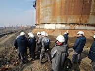 Разлив дизтоплива на ТЭЦ в Норильске Разлив дизтоплива на ТЭЦ в Норильске