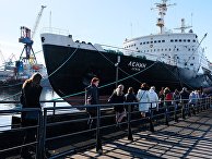 Ледокол "Ленин" в Мурманске Ледокол "Ленин" в Мурманске