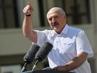 Митинг в поддержку действующего президента Белоруссии А. Лукашенко в Минске Митинг в поддержку действующего президента Белоруссии А. Лукашенко в Минске