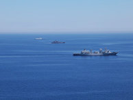 Корабли ВМС России и Китая во время совместных военных учений России и Китая в Средиземном море "Морское взаимодействие 2015" Корабли ВМС России и Китая во время совместных военных учений России и Китая в Средиземном море "Морское взаимодействие 2015"