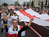Несанкционированная акция оппозиции "Марш единства" в Минске Несанкционированная акция оппозиции "Марш единства" в Минске