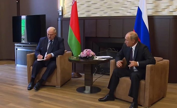 Встреча президентов РФ и Белоруссии В. Путина и А. Лукашенко Встреча президентов РФ и Белоруссии В. Путина и А. Лукашенко