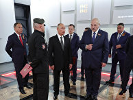 Президент РФ В. Путин и президент Белоруссии А. Лукашенко открыли Ржевский мемориал Советскому солдату Президент РФ В. Путин и президент Белоруссии А. Лукашенко открыли Ржевский мемориал Советскому солдату