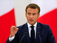 Президент Франции Эммануэль Макрон в Вильнюсе, Литва Президент Франции Эммануэль Макрон в Вильнюсе, Литва