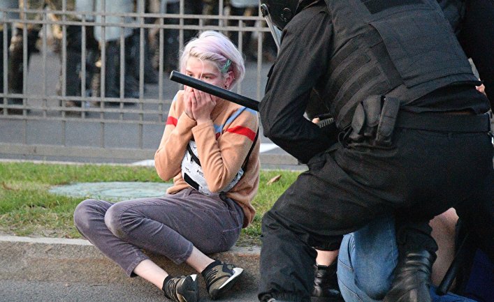 Акции протеста оппозиции в Минске