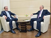 Президент РФ В. Путин провел встречу с председателем украинской партии В. Медведчуком Президент РФ В. Путин провел встречу с председателем украинской партии В. Медведчуком