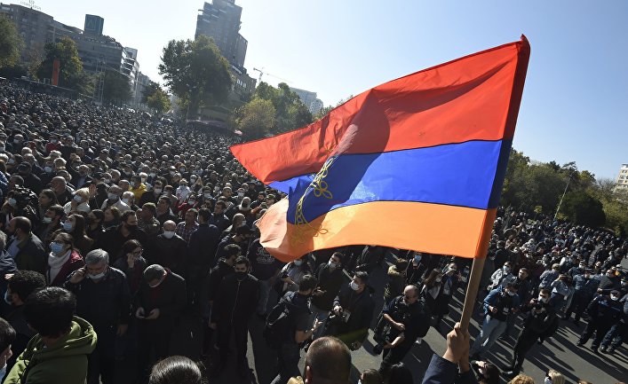 Митинг оппозиции в Ереване