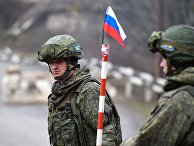 Российские миротворцы обеспечивают безопасность движения по Лачинскому коридору Российские миротворцы обеспечивают безопасность движения по Лачинскому коридору