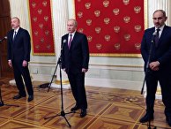 Трёхсторонняя встреча президентов России, Азербайджана и Армении Трёхсторонняя встреча президентов России, Азербайджана и Армении