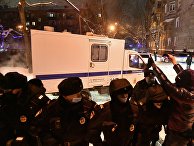 Отдел полиции, где находится задержанный А. Навальный Отдел полиции, где находится задержанный А. Навальный