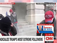 Фрагмент программы на канале CNN Фрагмент программы на канале CNN