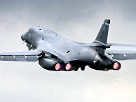 Американский бомбардировщик B-1B Lancer Американский бомбардировщик B-1B Lancer
