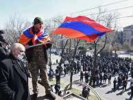 Митинг оппозиции в Ереване Митинг оппозиции в Ереване