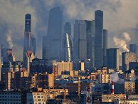 Вид на деловой центр "Москва-Сити" в Москве Вид на деловой центр "Москва-Сити" в Москве