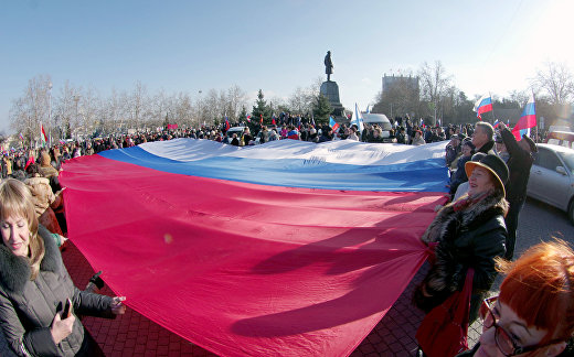 Митинг движения "Антимайдан" в Крыму Митинг движения "Антимайдан" в Крыму