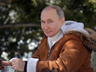 Отдых президента РФ В. Путина в Сибири Отдых президента РФ В. Путина в Сибири