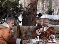 Отдых президента РФ В. Путина в Сибири Отдых президента РФ В. Путина в Сибири
