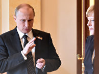 Владимир Путин и Ангела Меркель перед совместной пресс-конференцией в Кремле Владимир Путин и Ангела Меркель перед совместной пресс-конференцией в Кремле