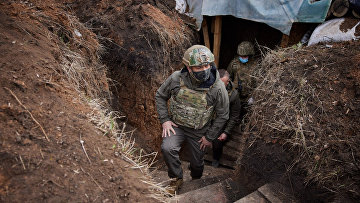 Рабочая поездка Президента Украины Владимира Зеленского в Донбасс