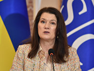Глава МИД Швеции Анн Линде Глава МИД Швеции Анн Линде