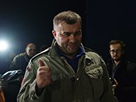Актер Михаил Пореченков посетил Донецк Актер Михаил Пореченков посетил Донецк