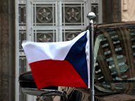 Флаг на автомобиле посла Чехии в РФ Флаг на автомобиле посла Чехии в РФ