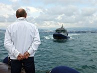 Президент РФ В. Путин и президент Белоруссии А. Лукашенко совершили морскую прогулку Президент РФ В. Путин и президент Белоруссии А. Лукашенко совершили морскую прогулку
