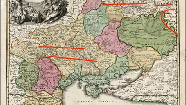 Обозреватель (Украина): историки показали старинную карту Украины и России, которая опровергает миф об одном народе