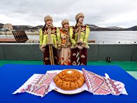Празднование Дня Северного флота ВМФ России в губе Нерпичья в Мурманской области Празднование Дня Северного флота ВМФ России в губе Нерпичья в Мурманской области
