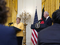 Канцлер Германии Ангела Меркель и президент Джо Байден Канцлер Германии Ангела Меркель и президент Джо Байден