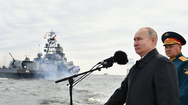 Hamshahri (Иран): панегирик Путина российскому флоту на военно-морском параде