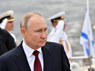 Президент РФ В. Путин принял участие в церемонии спуска на воду супертраулера "Механик Сизов" Президент РФ В. Путин принял участие в церемонии спуска на воду супертраулера "Механик Сизов"