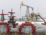 Работа нефтяных станков - качалок Работа нефтяных станков - качалок