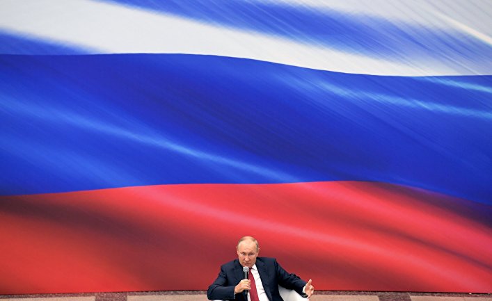 Встреча президента РФ В. Путина с представителями партии "Единая Россия"
